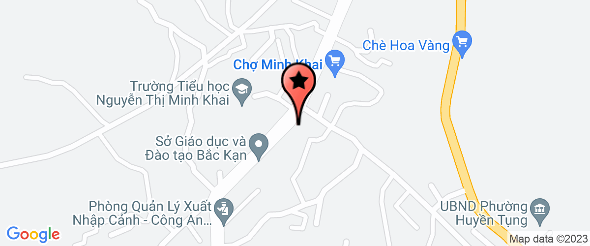Map go to Haihongphat Backan Travel & Sevice Company Limited