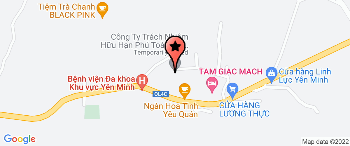 Map go to Bao hiem xa hoi Yen Minh District