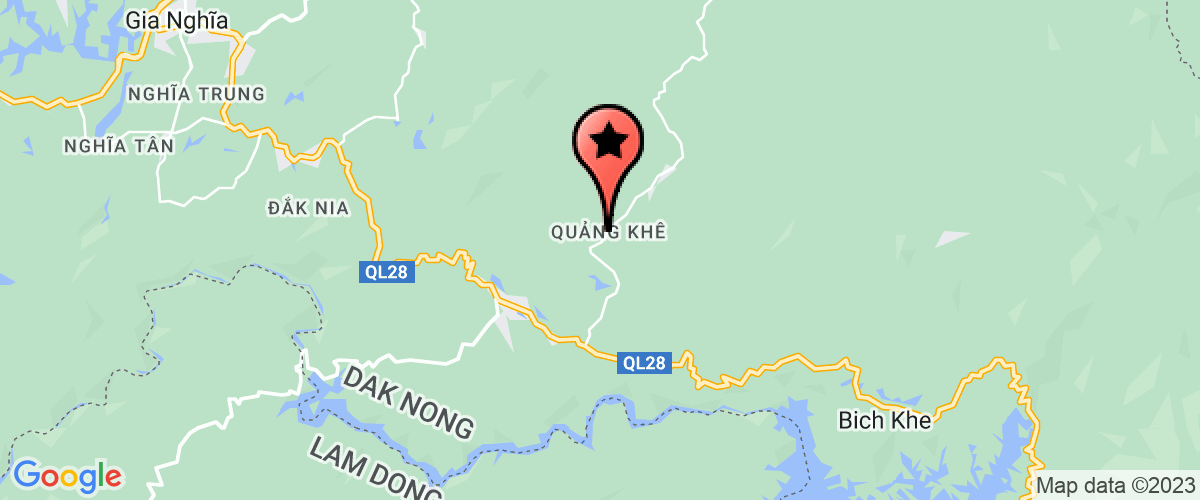 Map go to Phong Thong Ke Dak Glong District