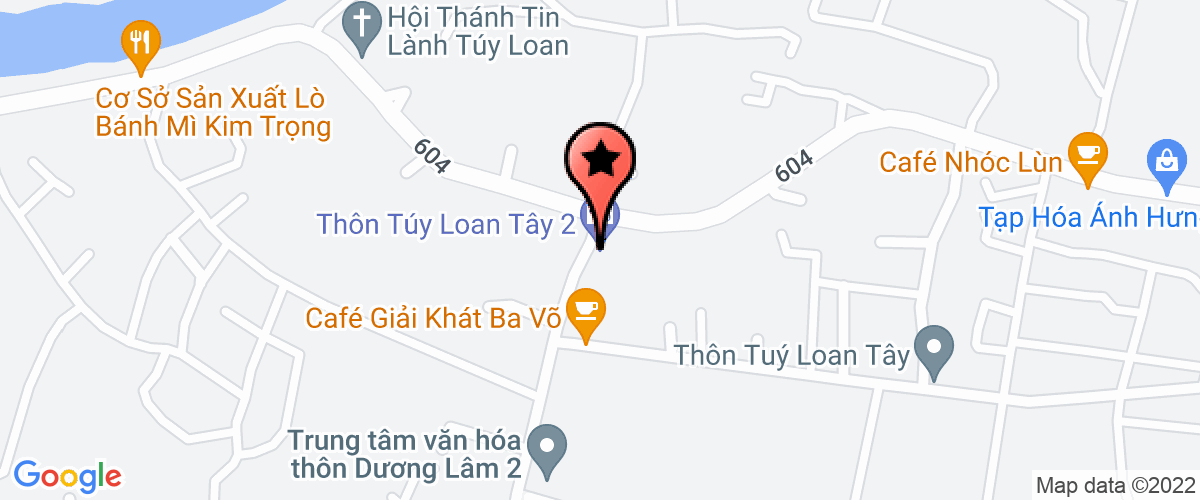 Map go to Tinh Cau Xanh Company Limited