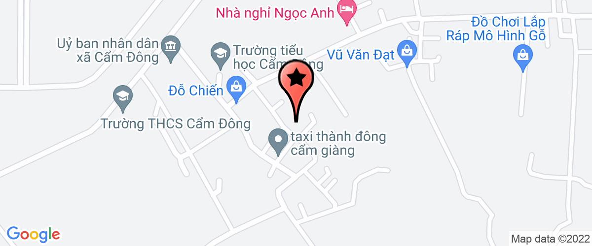 Bản đồ đến HTX Kinh doanh điện xã Cẩm Đông