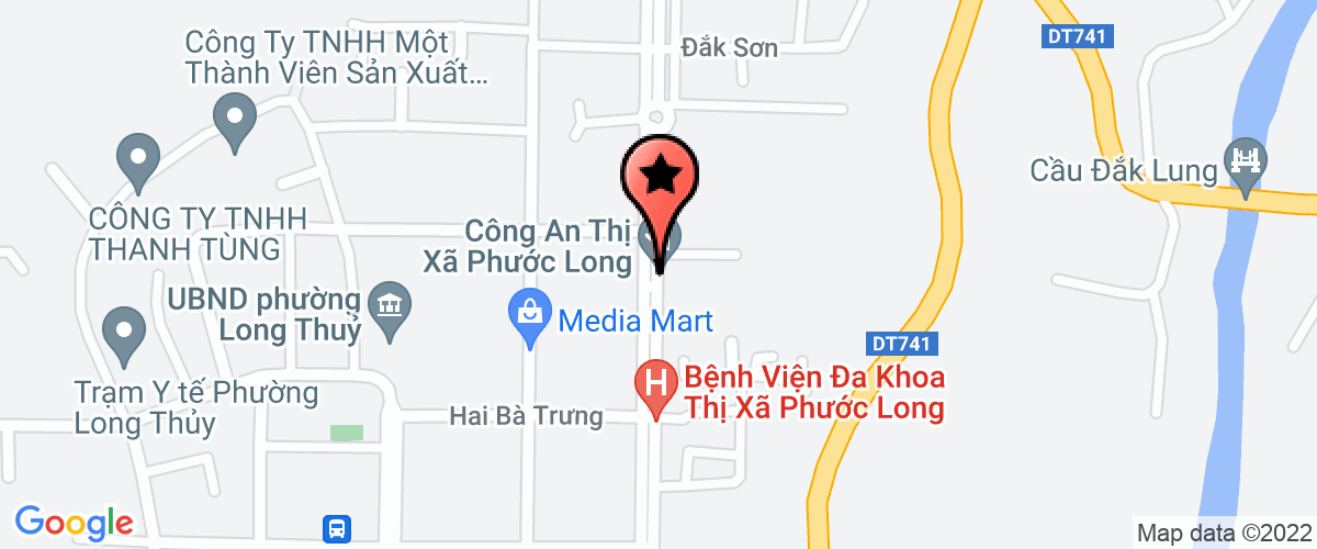 Map go to Dai Tay Duong Binh Phuoc Company Limited