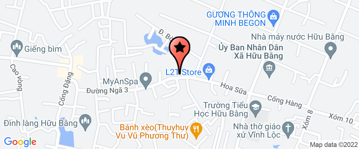 Bản đồ đến Công Ty TNHH Dịch Vụ Thương Mại Tổng Hợp Giang Phương