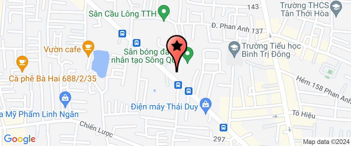 Map go to A Khoa Viet Nam Electricity Company Limited