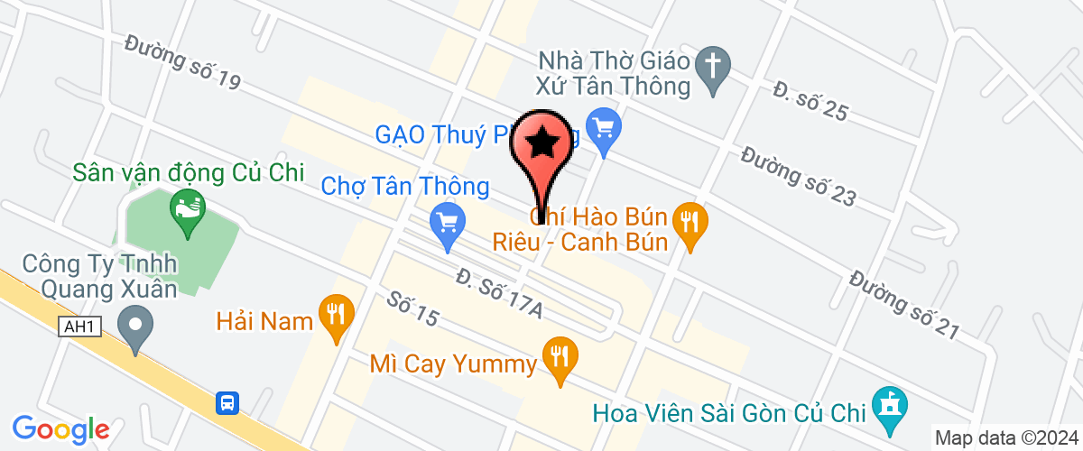 Map go to Thanh Dat Cu Chi Company Limited