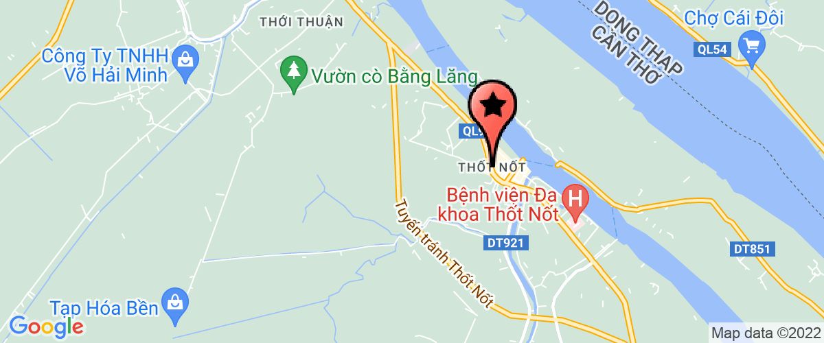 Map go to Tien Hang Private Enterprise