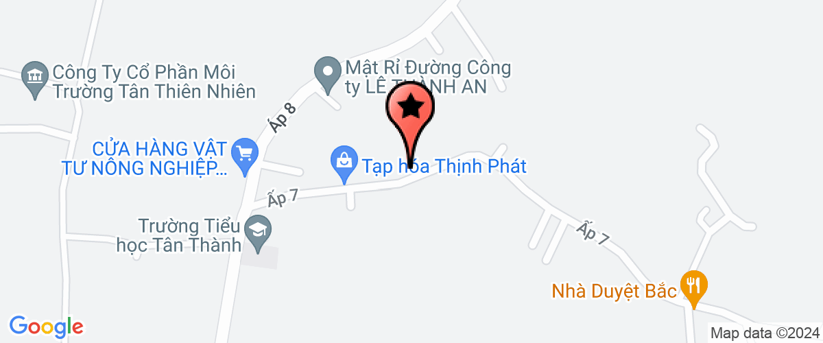 Bản đồ đến Công Ty TNHH Một Thành Viên Nông Sản Phú Lộc