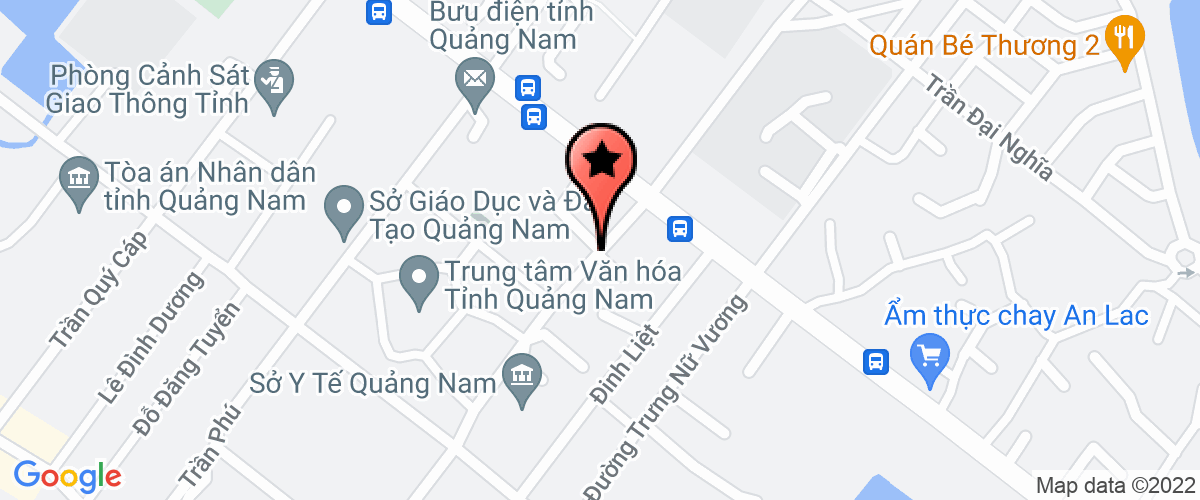Map go to Ban Noi chinh uy Quang Nam Province