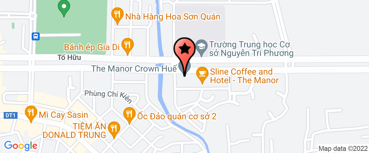 Map go to Ptrtc Thua Thien Hue Joint Stock Company