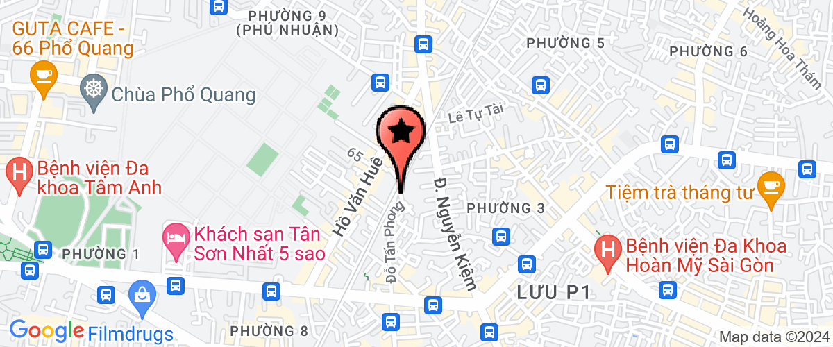 Map go to Nam Uyen Trading Service Company Limited