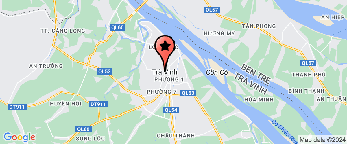 Map go to Thien Trung Security Service Company Limited