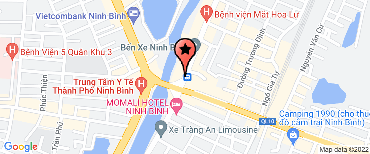 Map go to Thanh tra Ninh Binh Province