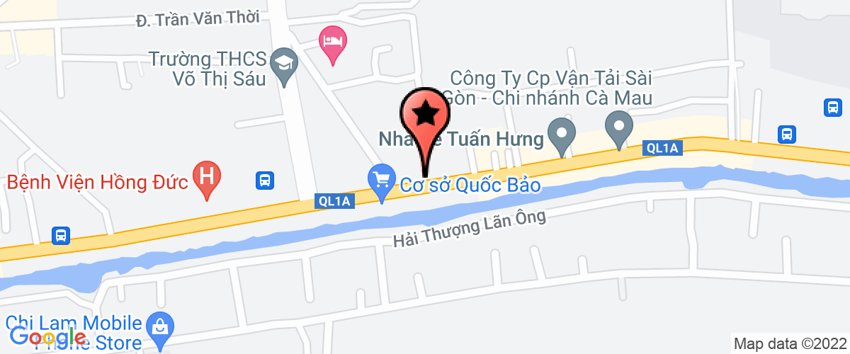 Bản đồ đến CTy TNHH Hải Vân