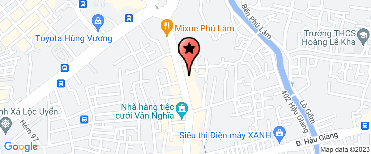 Map go to Thuan Thien Travel and Trading Company Limited