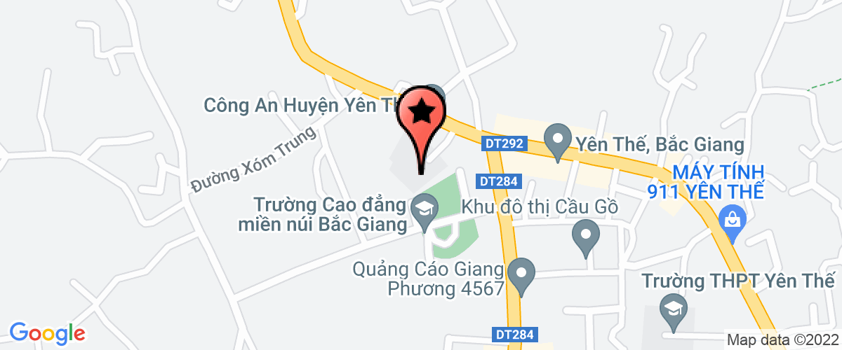 Map go to Lam Anh Trading Stimulate Joint Stock Company
