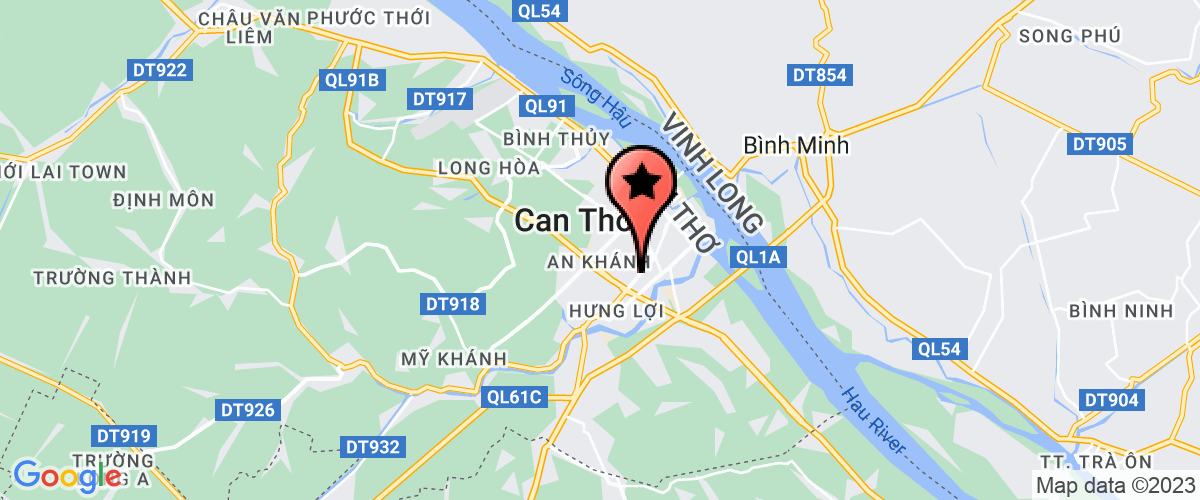 Bản đồ đến Công Ty TNHH  Toyota Ninh Kiều
