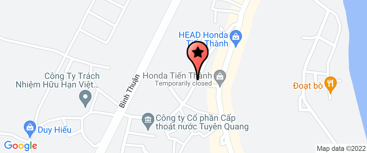 Map go to Tam An Trading Company Limited