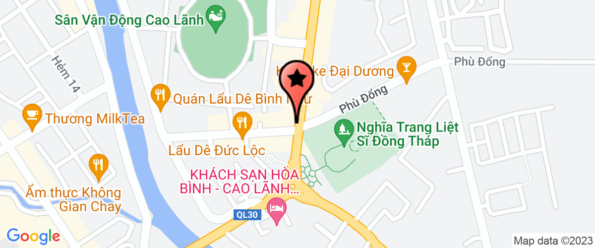 Map go to Trach nhiem Huu Han Nhu Quynh Company
