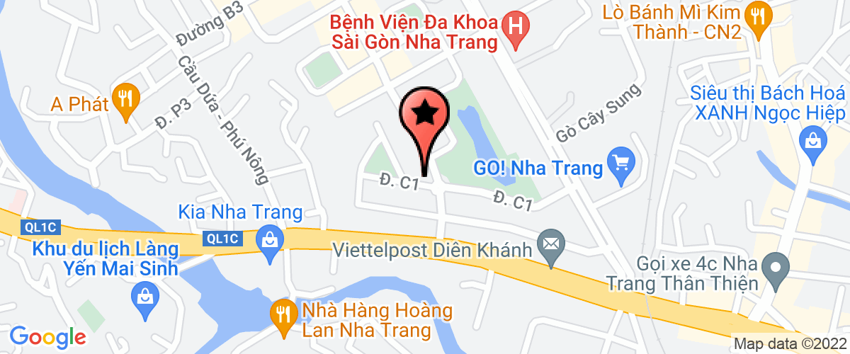 Map go to Sam Nha Trang Co.Ltd