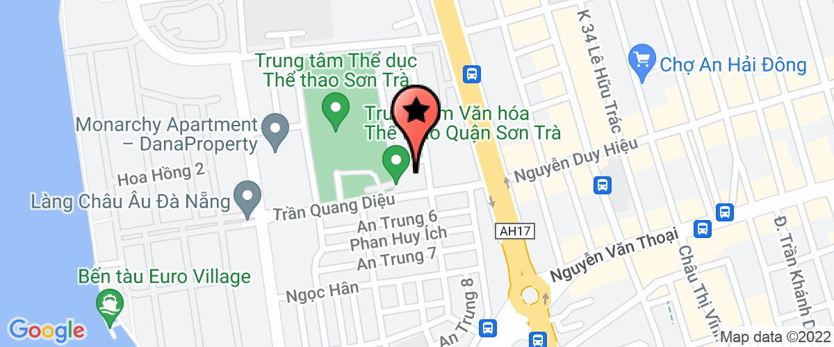 Map go to Representative office of  Cua   Cosevco in Binh Thuan Province Construction Import Export And Trading Labor Export Joint Stock Company