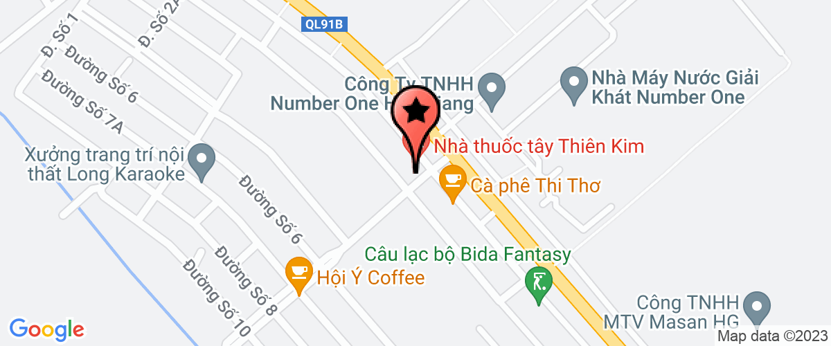 Map go to Diem Hen Ben Tre Private Enterprise