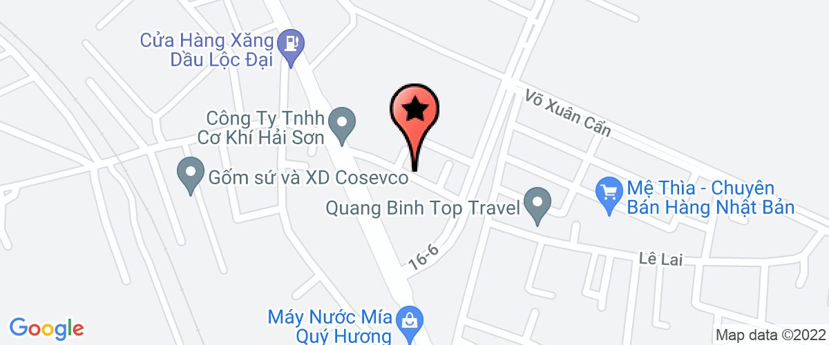 Bản đồ đến Công ty TNHH một Thành viên Tân Hùng Thịnh