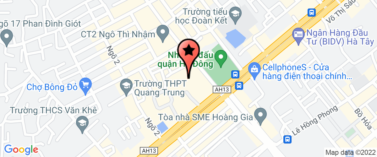 Map go to Nhat Vuong Chemical Company Limited