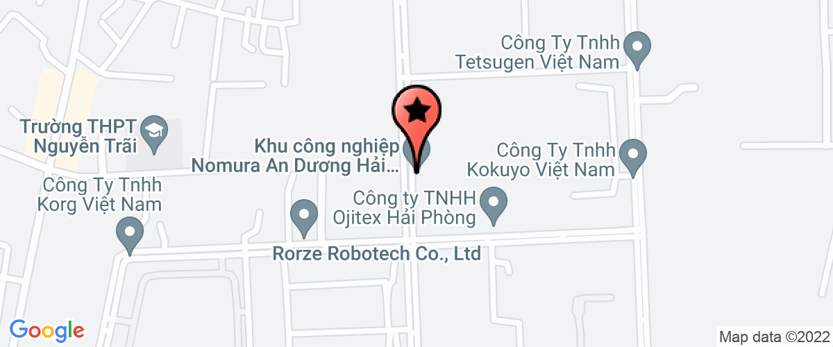 Map go to trach nhiem huu han JOHOKU Hai phong Company
