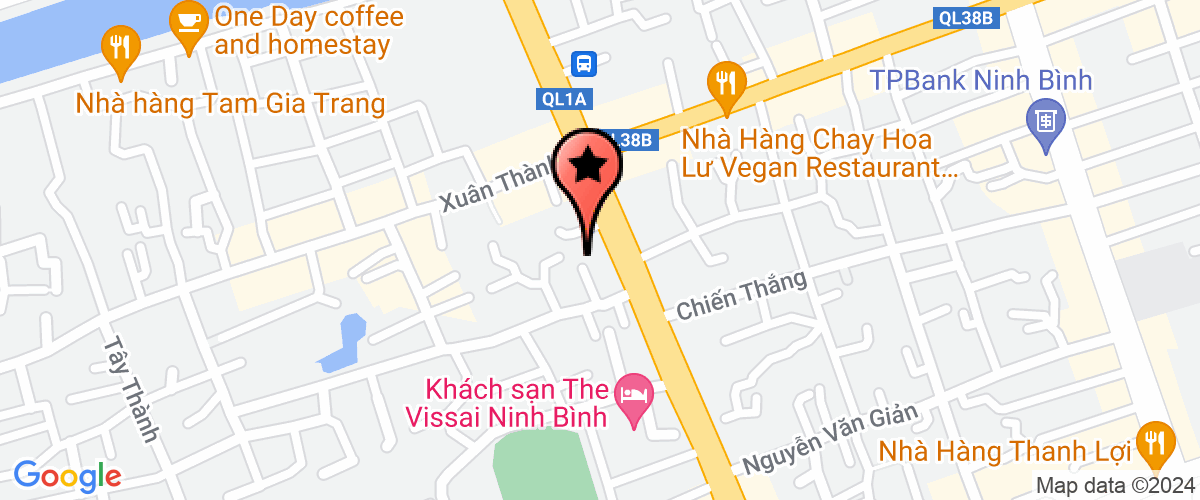Bản đồ đến Công Ty TNHH Phú Tâm An Ninh Bình