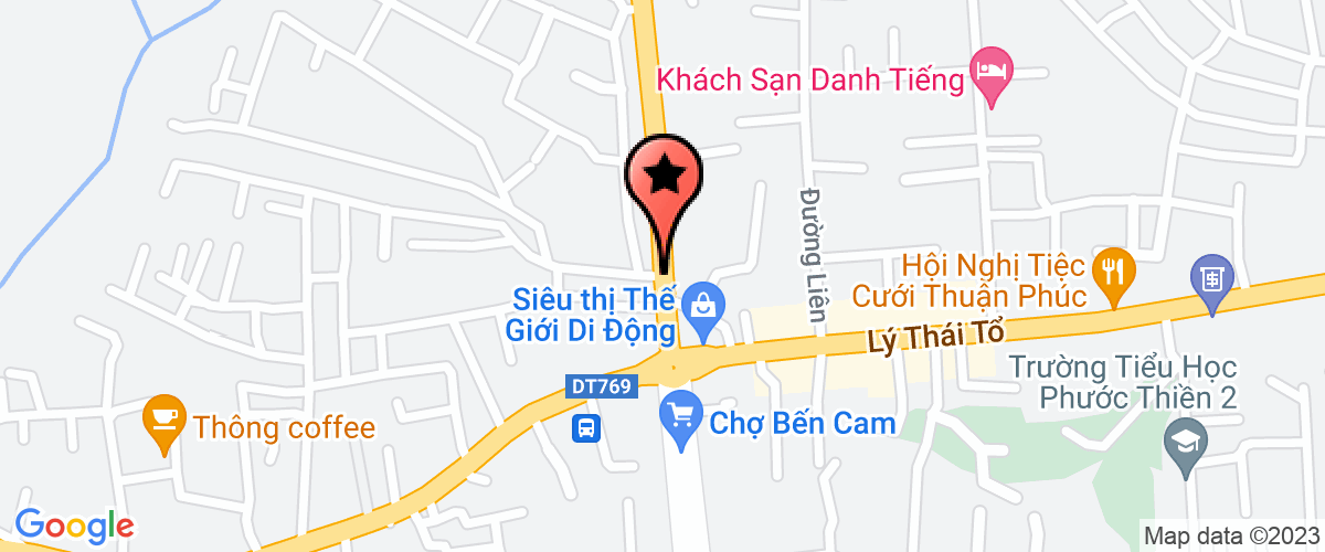 Map go to Phuong Thanh Son Joint Stock Company