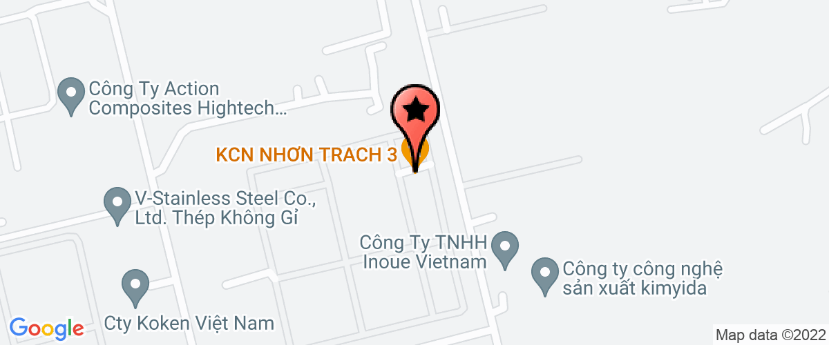 Map go to Hata International Vietnam Co., Ltd