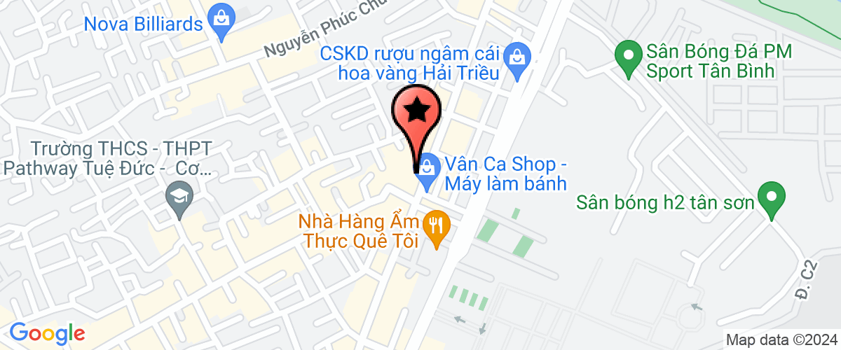 Map go to Mua Ban No Tai San Trieu An And Company Limited