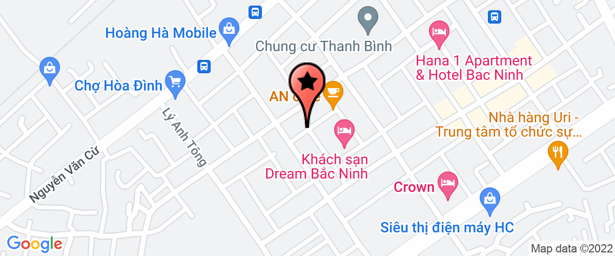 Map go to Ngoi Sao Kinh Bac Joint Stock Company