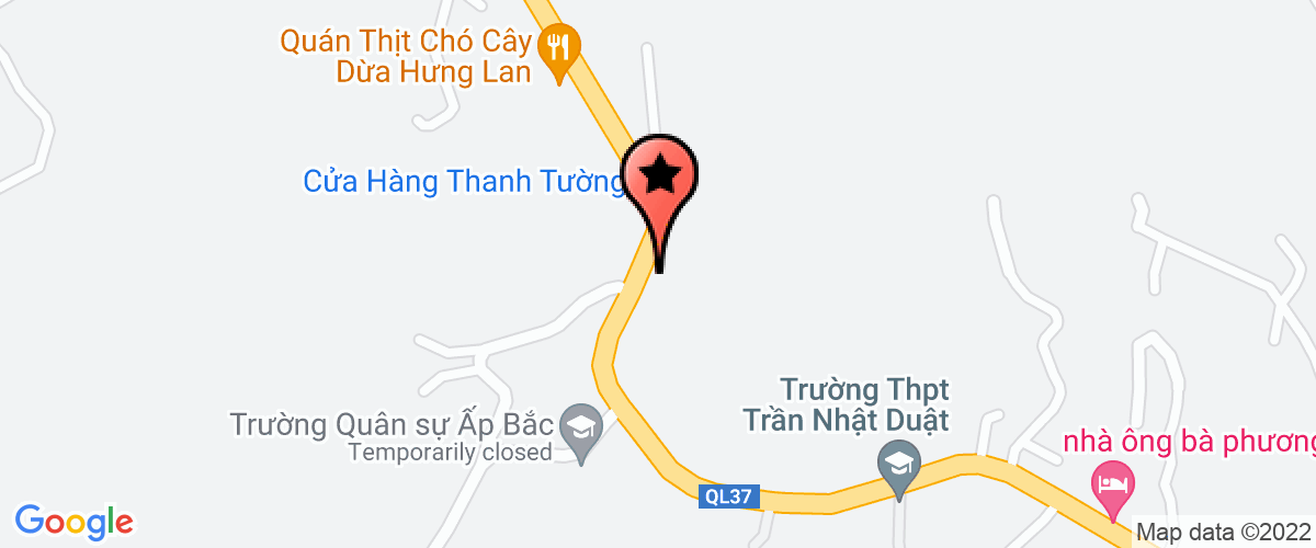 Map go to Thien Phu - Yen Bai Company Limited