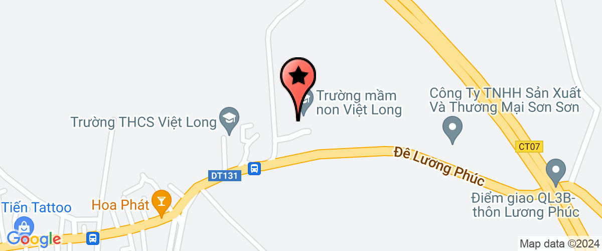 Map go to Duong Anh Production Trading Company Limited