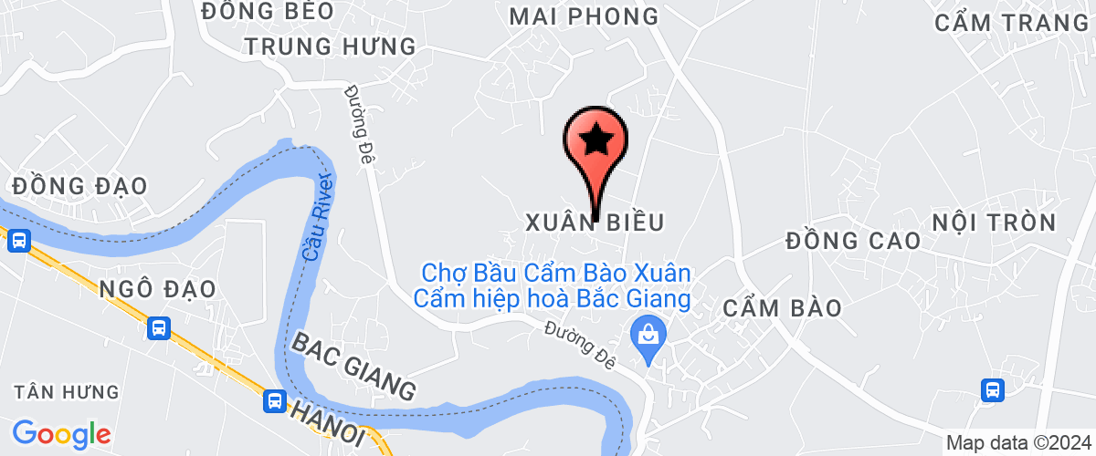 Bản đồ đến Công Ty TNHH Tbg Bắc Giang