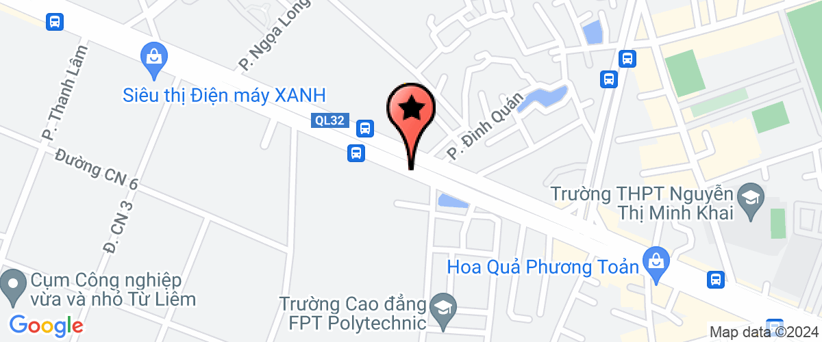 Bản đồ đến Công Ty TNHH Kjc Hà Nội