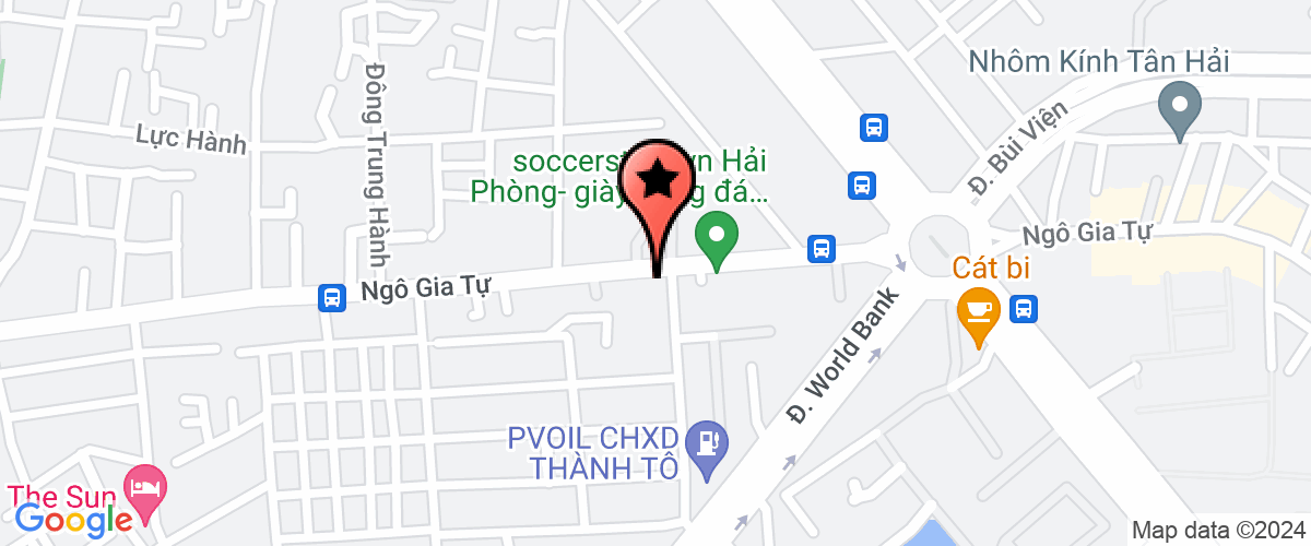 Map go to Manh Tai Trading Development Company Limited