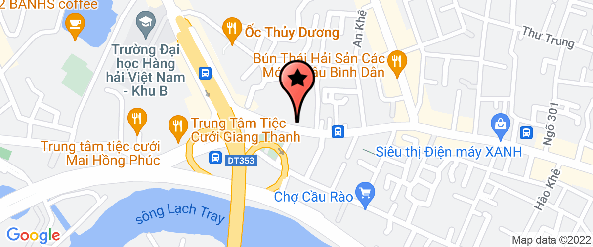 Map go to Hai Phong Xanh Investment Real Estate and Service Joint Stock Company