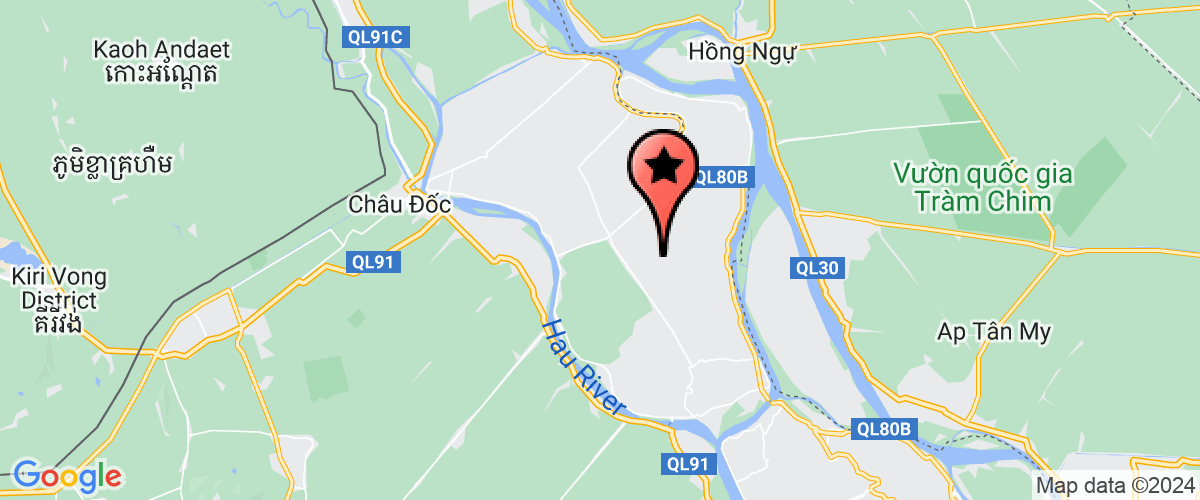 Map go to Hiep Xuong Secondary School