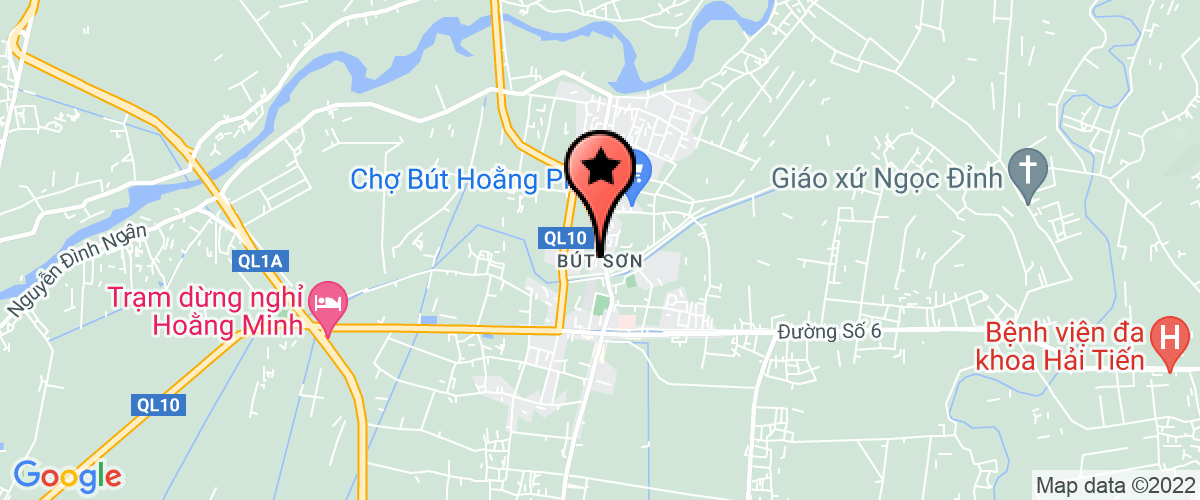 Map go to Cong an Hoang Hoa District