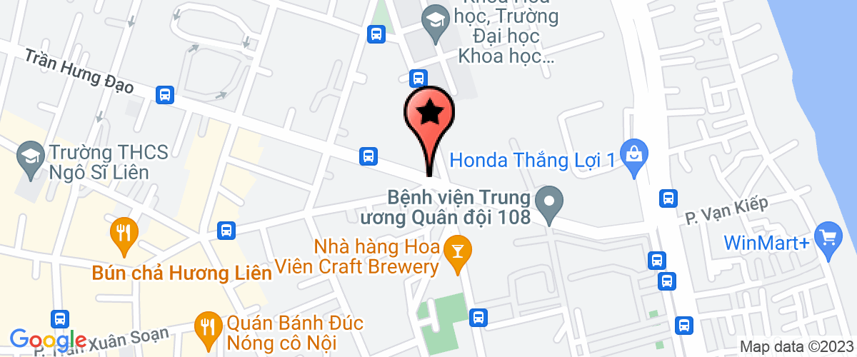 Map go to co phan cong nghe viet nam Hyweb Company
