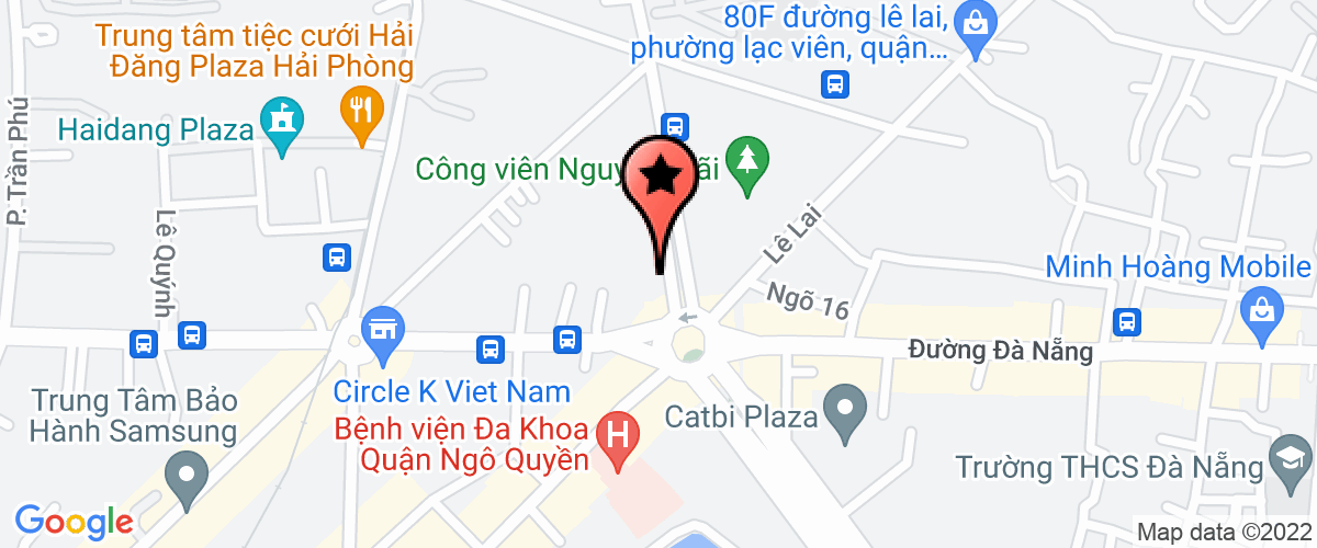 Map go to Ban quan ly du an dau tu xay dung duong Dong Khe 2 quan Ngo Quyen