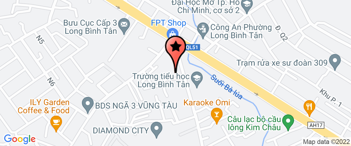 Bản đồ đến Công Ty TNHH Sản Xuất Thương Mại Dịch Vụ Việt Long Phát