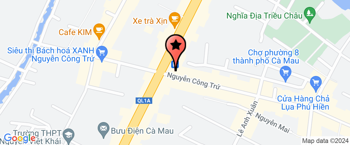 Map go to Hao Nam Viet Construction Company Limited