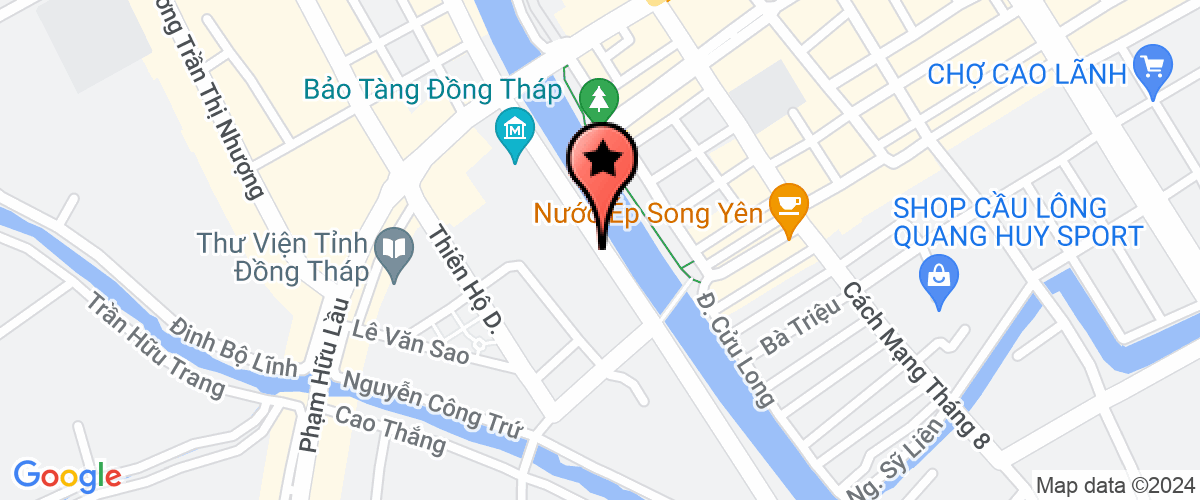 Map go to Toa an Nhan Dan Thanh Pho Cao Lanh