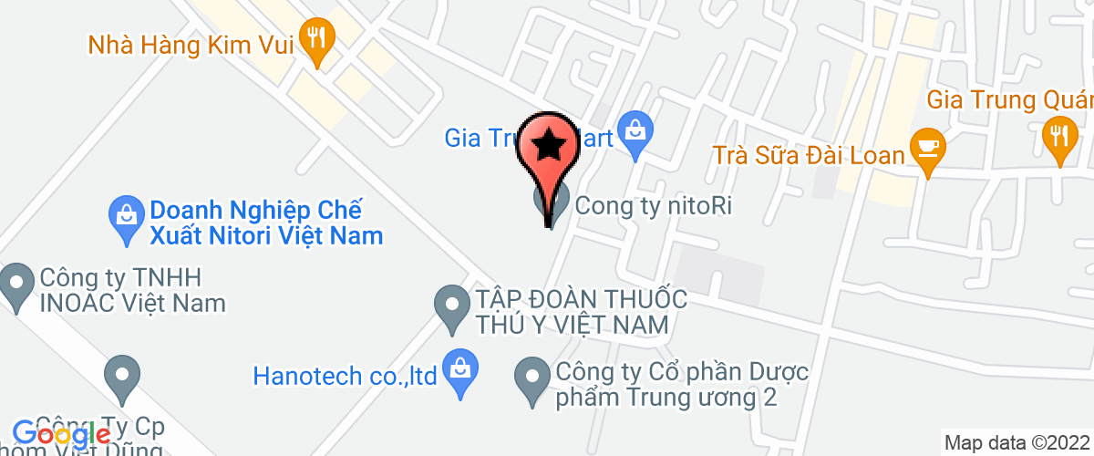 Map go to Thue nha thau dien tu ASTI Ha noi Company Limited