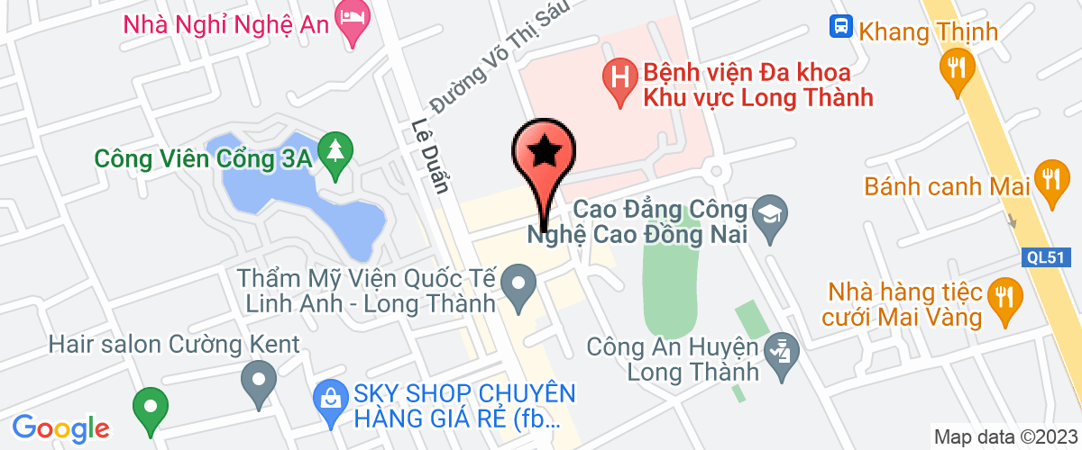 Map go to Ngoc Phat Building Materials Company Limited