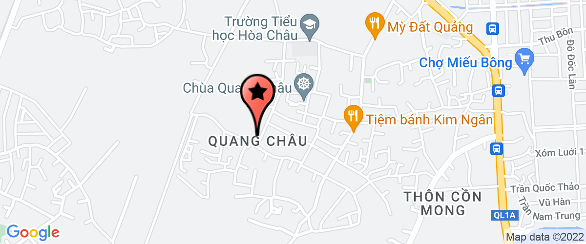 Map go to xay lap va thuong mai Tuan Tien Company Limited