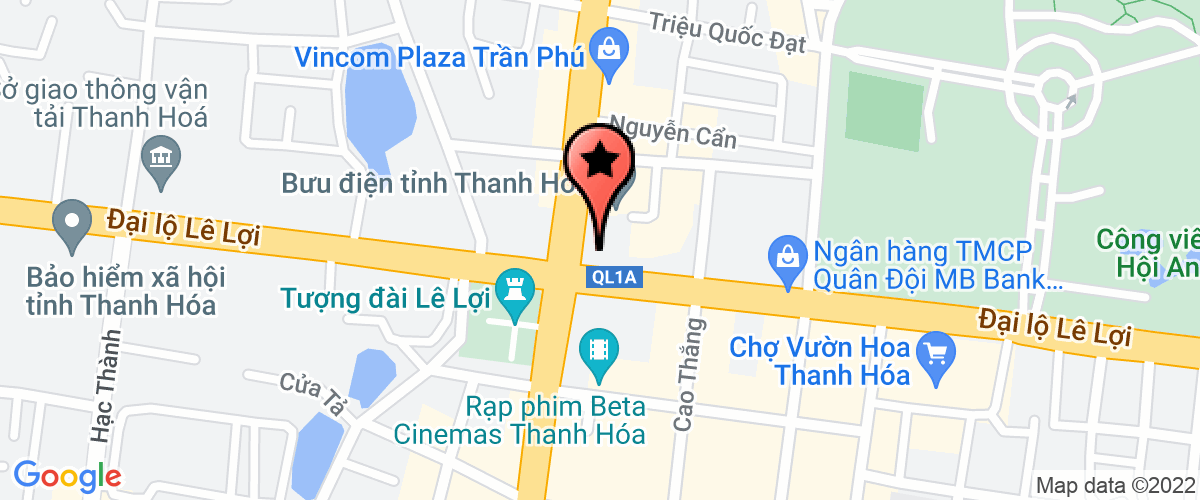 Map go to Thanh Hoa Telecommunication
